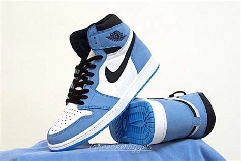 nike jordan blauw grijs|Blauwe Air Jordan 1 .